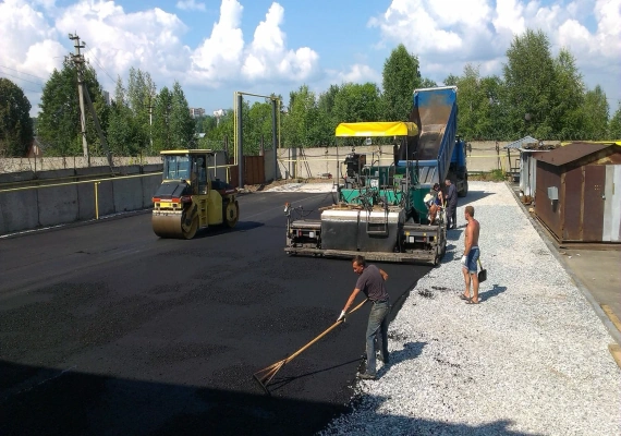 Устройство автодорог в Летово и Новомосковском районе